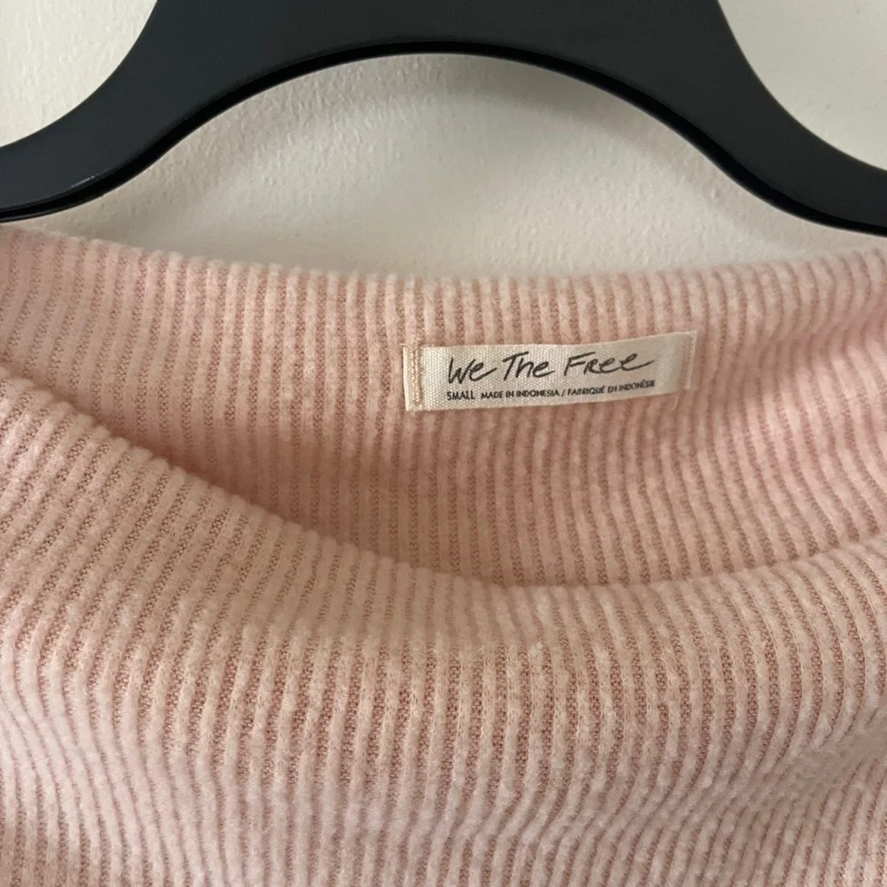 FREE PEOPLE Main Squeeze Brushed Hacci Top Drop Shoulder Sweater Women’s Small